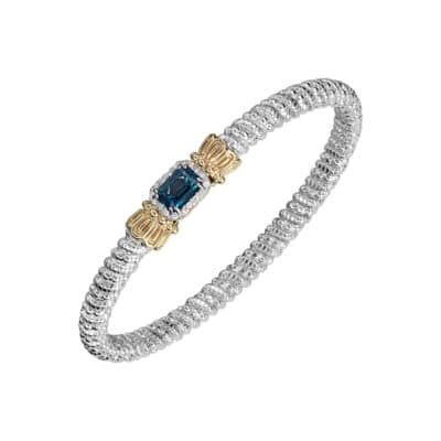 Vahan Bangle with London Blue Topaz