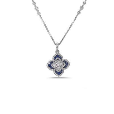 Charles Krypell Blue Sapphire Necklace