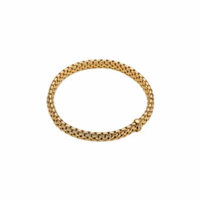 Fope Flexible Yellow Gold Bracelet