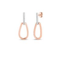 Roberto Coin 18k Rose Gold Hoops