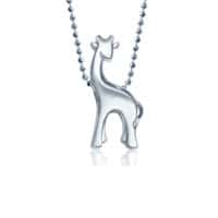 Alex Woo Little Animals Giraffe in Sterling Silver 600-2445