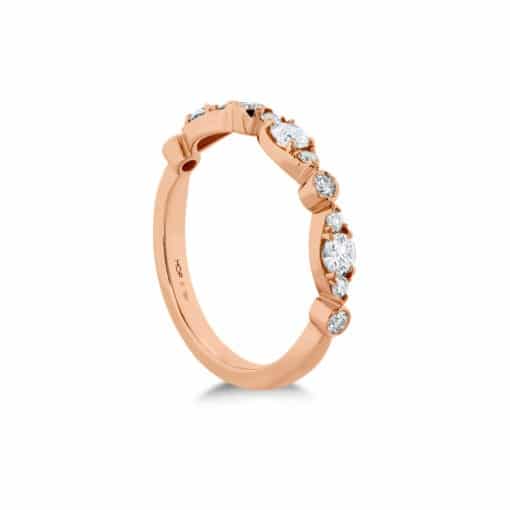 Rose Gold Diamond Wedding Band