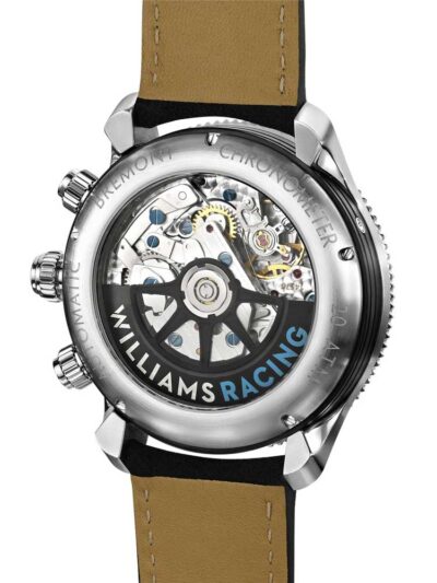 Bremont WR-22 Watch caseback on strap