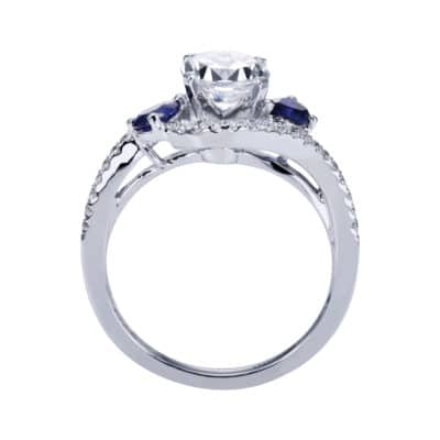 Demi 14K White Gold Engagement Ring