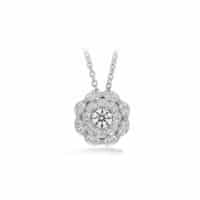 LORELEI DOUBLE HALO DIAMOND PENDANT