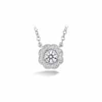 LORELEI DIAMOND HALO PENDANT