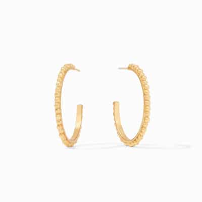 Colette Bead Hoop Gold Medium