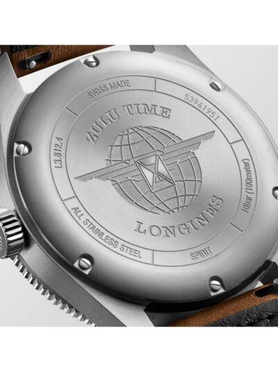 Longines Spirit Zulu Time blue casebook