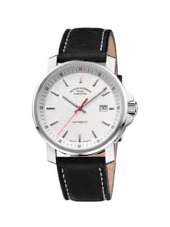 29er Big White dial leather strap