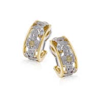 Simon G Flower Diamond Earrings