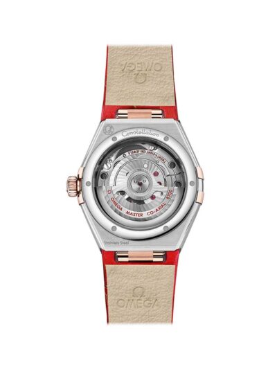 OMEGA Constellation 29mm Red Dial case back