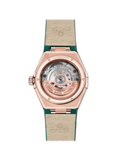 OMEGA Constellation 29mm Green Dial watch case back