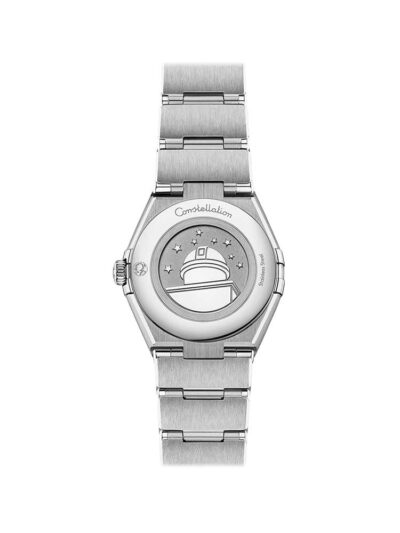 OMEGA Constellation 28mm Steel Quartz Purple watch case back