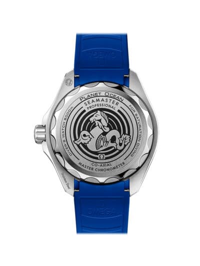 OMEGA Planet Ocean 6000m White watch on strap