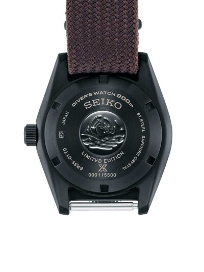 Seiko Prospex SPB253 Watch Back
