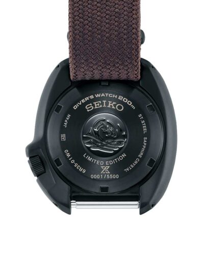 Seiko Prospex SPB257 1970 Diver's Re-Creation Limited Edition watch back
