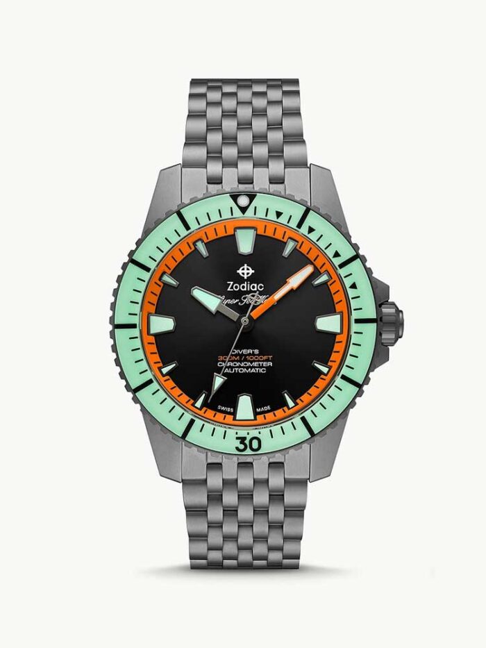 Zodiac ZO3550 Super Sea Wolf Pro-Diver Titanium Limited Edition